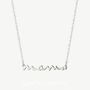 Women's Sterling Silver 'Mama' Necklace, New Mum Gift, thumbnail 3 of 5