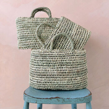 Oval Open Weave Nesting Baskets, 7 of 7