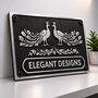 Personalised Peacock Design Address Plaque, thumbnail 6 of 7