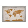 Push Pin World Map Board Travel Gifts, thumbnail 9 of 10