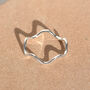 Sterling Silver Ripple Wave Ring, thumbnail 1 of 8