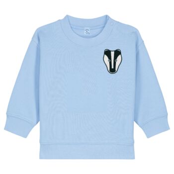 Babies Badger Organic Cotton Sweatshirt, 7 of 7