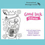 Personalised Good Luck Mermaid Card, thumbnail 2 of 5