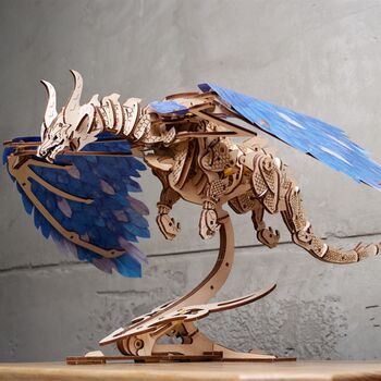 Windstorm Dragon, Mechanical 3D Puzzle By Ugears, 2 of 8