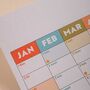 2026 Year Wall Planner | Portrait | Your Year In Pastels, thumbnail 5 of 9