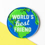 'World's Best Friend' Coaster, thumbnail 3 of 4