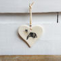 Sheepdog Ceramic Heart, thumbnail 2 of 3