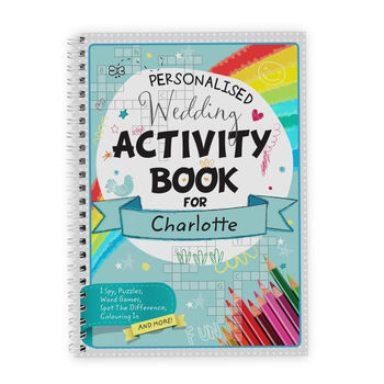 Personalised Wedding Activity And Colouring Book For Kids, 11 of 11