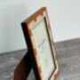 Natalini Orange Marquetry Photo Frame, Four X Six, thumbnail 3 of 3