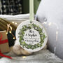 New Home Ceramic Wreath Christmas Decoration, thumbnail 11 of 11