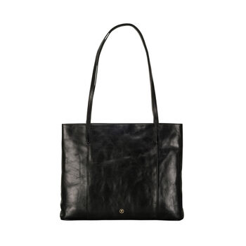 Women's Large Leather Shopper Tote Bag 'Athenea', 2 of 12