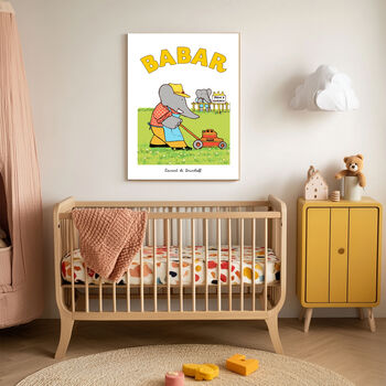 Babar The Elephant Gardening Art Print, 3 of 4