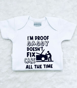 Pregnancy Announcement Vest | I’m Proof Daddy Doesn’t, 7 of 9