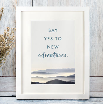 Personalised Landscape Quote Print, 5 of 7