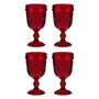 Four Luxury Embossed Halloween Wine Glasses, thumbnail 2 of 3