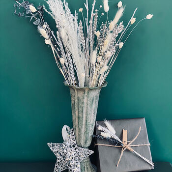 The Frosted Snowball Christmas Letterbox Dried Flowers, 2 of 4