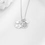 New Chapter Personalised Gift – Compass And Map Travel Necklace, thumbnail 2 of 7