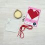 I Love You Mini Matchbox Cross Stitch Kit, thumbnail 6 of 6
