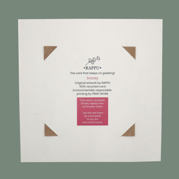 Reusable Eco Friendly Cat Art Card Blank Inside Or Optional Handwritten Message, 8 of 11