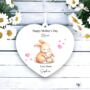 Personalised Mother's Day Rabbit Decoration, thumbnail 1 of 2