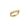 Pyramid Adjustable Sterling Silver Ring, thumbnail 5 of 6