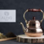 Handmade Hammered Copper Teapot For Stovetop, Solid Copper Kettle Tin Lined Inside, thumbnail 1 of 8