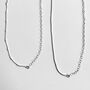 Sterling Silver Long Layer Interwoven Chain, thumbnail 9 of 10