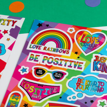 Positivity A5 Sticker Sheet, 2 of 5