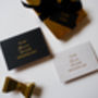 Gold Foil To My Groom Wedding Card, thumbnail 2 of 5