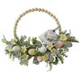 Spring Wreath Wooden Beads And Foliage, thumbnail 2 of 3