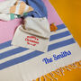 Personalised Cotton Throw, Second Anniversary Gift, thumbnail 4 of 12