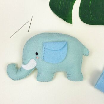Emily The Elephant Felt Sewing Kit, 2 of 11