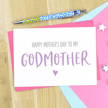 Godmother Mothers Day Card, 2 of 3