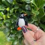 Hand Blown Little Glass Penguin, thumbnail 3 of 5