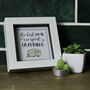 Caravan And Camping Quotation Framed Tile, thumbnail 5 of 6