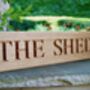 Personalised Oak Wall Hanging House Sign, thumbnail 2 of 4