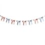 Pink And Blue 3D Bow Garland, thumbnail 2 of 3