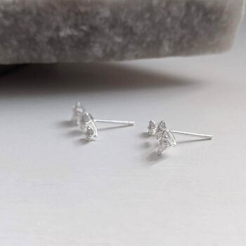 Crystal Star Climber Earrings, 5 of 9