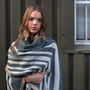 Grey And Beige Fringed Festival Blanket Scarf, thumbnail 1 of 8
