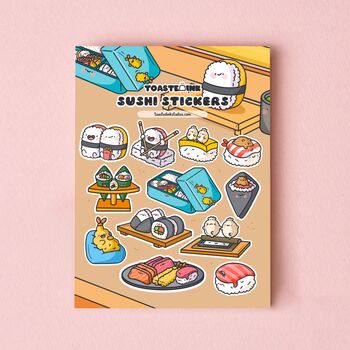 Sushi Sticker Sheet | Cute Stickers, 3 of 5