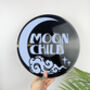 Moon Child Upcycled 12' Lp Vinyl Record Decor, thumbnail 1 of 7