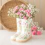 Floral Bloom Welly Boot Planter For Her, thumbnail 1 of 2