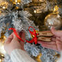 Personalised I Believe In Christmas Bell Decoration, thumbnail 4 of 5