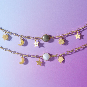 Ad Astra Personalised Planet Charm Bracelet, 3 of 8
