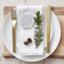 Marble Personalised Hexagon Place Setting, thumbnail 5 of 5