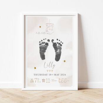 Personalised Inkless Print Kit With Gold Foil Elements, 7 of 10