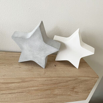 Concrete Freestanding Star Ornament, 3 of 4