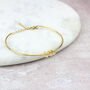 30th Or 40th Birthday A Ring For Every Decade Gold Bangle Bracelet, thumbnail 10 of 11