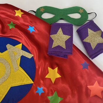 Rainbow Superhero Cape For Kids, 6 of 7