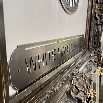 White Hart Lane Metal Football Street Sign – Designed And Made In Britain, 3 of 12